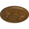 Ekena Millwork Edinburgh Ceiling Medallion (Fits Canopies up to 5 1/4"), Hand-Painted Smokey Topaz, 18"OD x 1 3/4"P CM18EDSTF - alternate 3